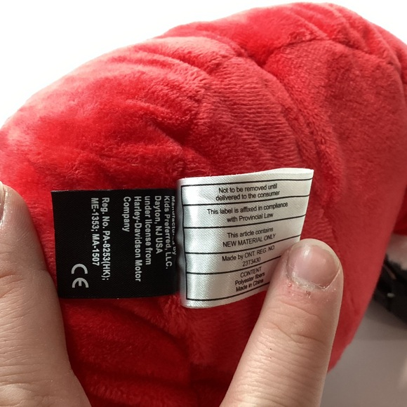 Harley Davidson Santa Plush Bell in Hat Goggles 12” Christmas Gift Holiday Decor - Picture 8 of 11